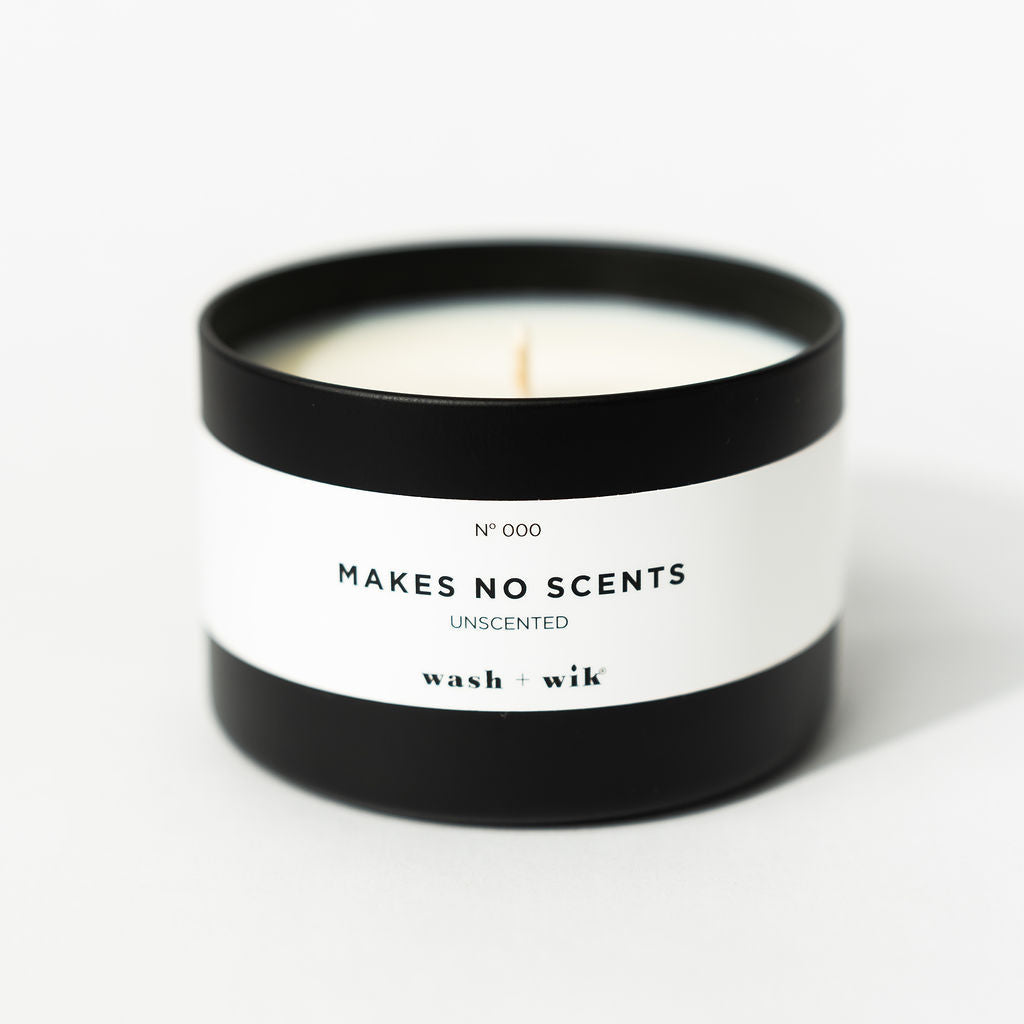 travel tin candle