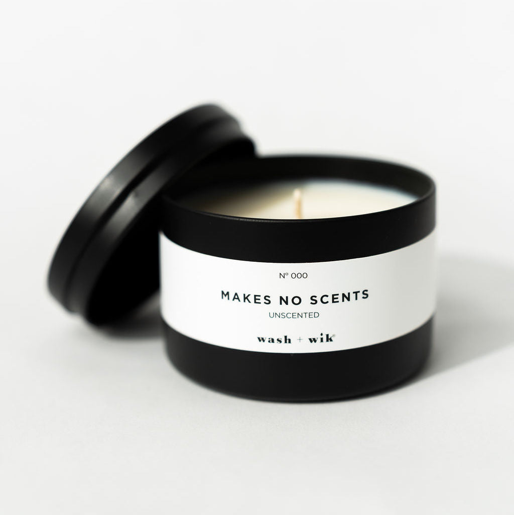 travel tin candle