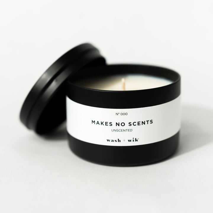 travel tin candle