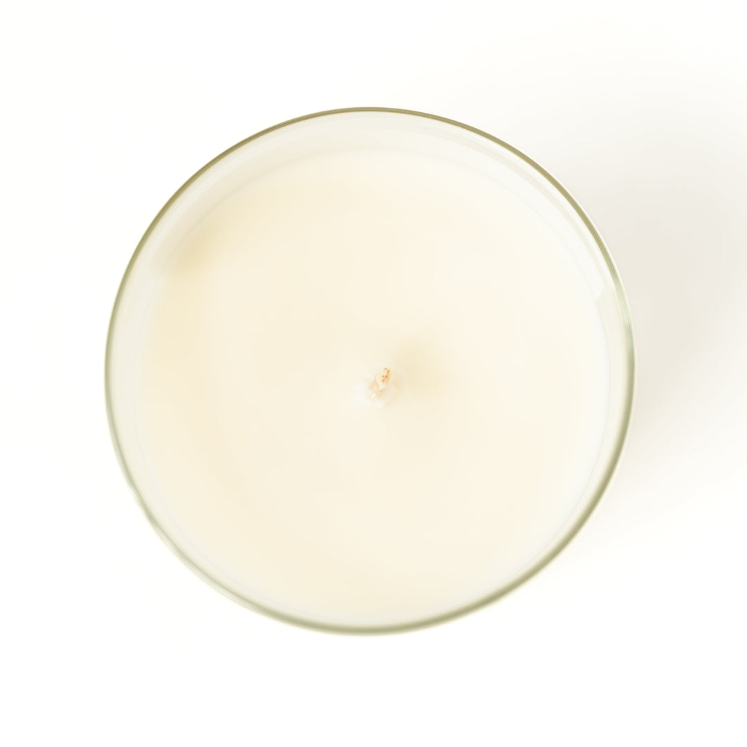 Top of one wick candle