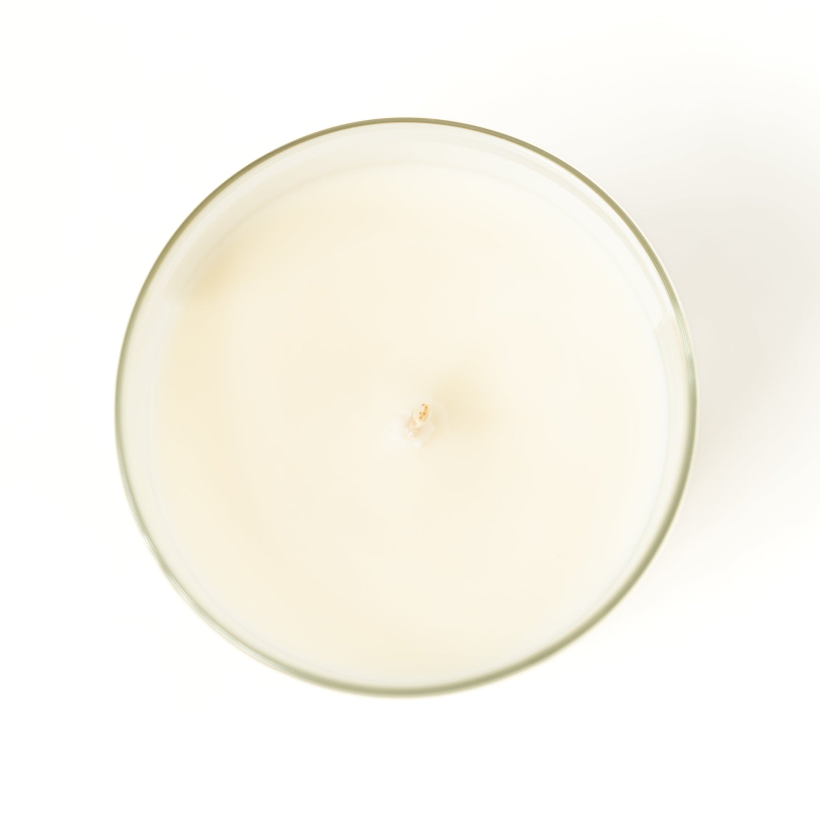 Top of one wick candle