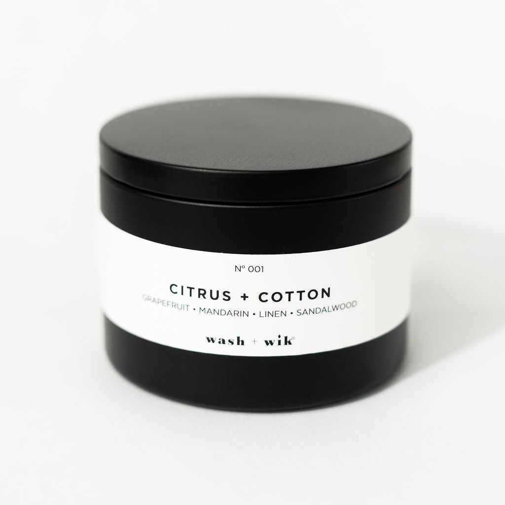 travel tin candle