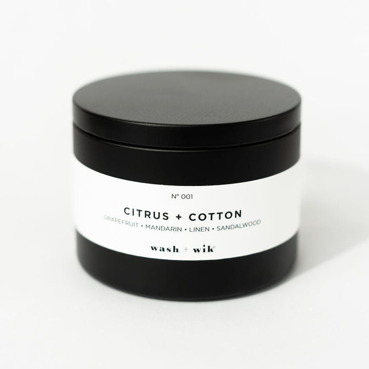 travel tin candle