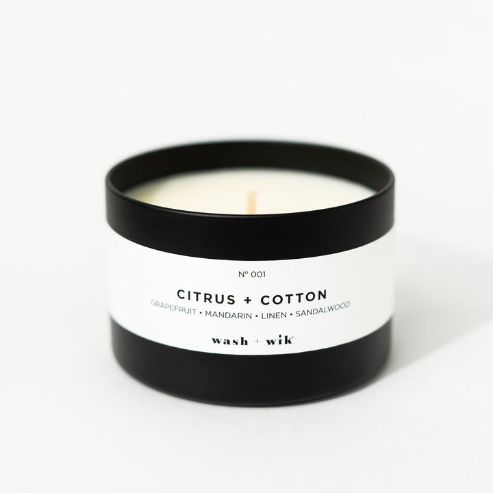 travel tin candle