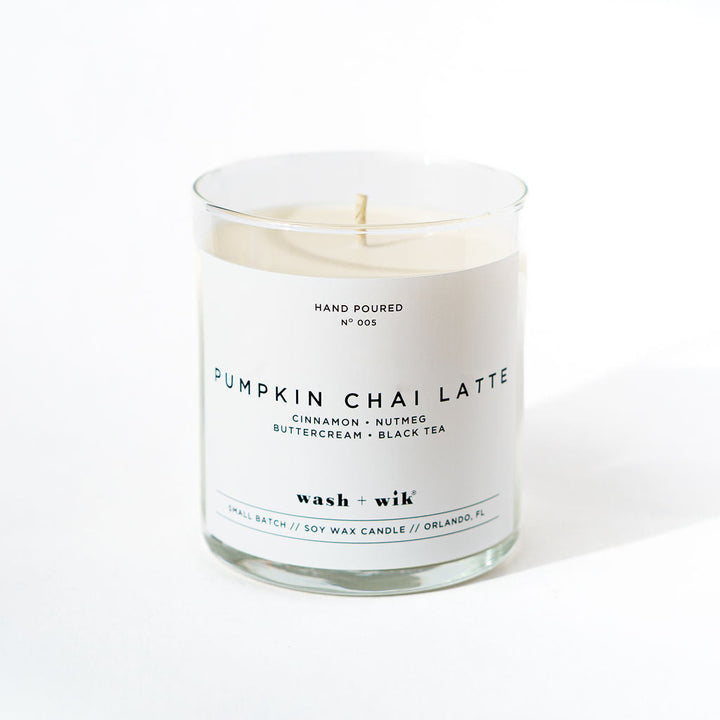 Candle labeled &