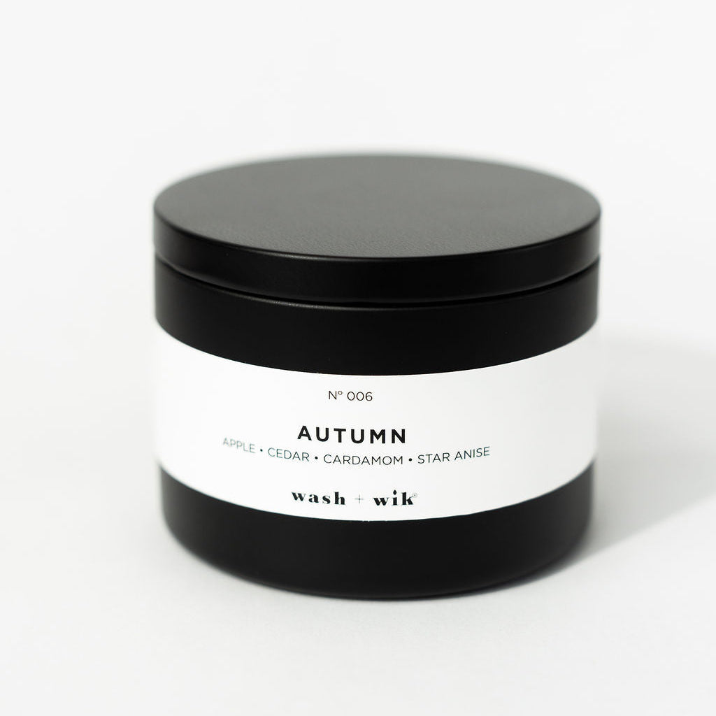 travel tin candle