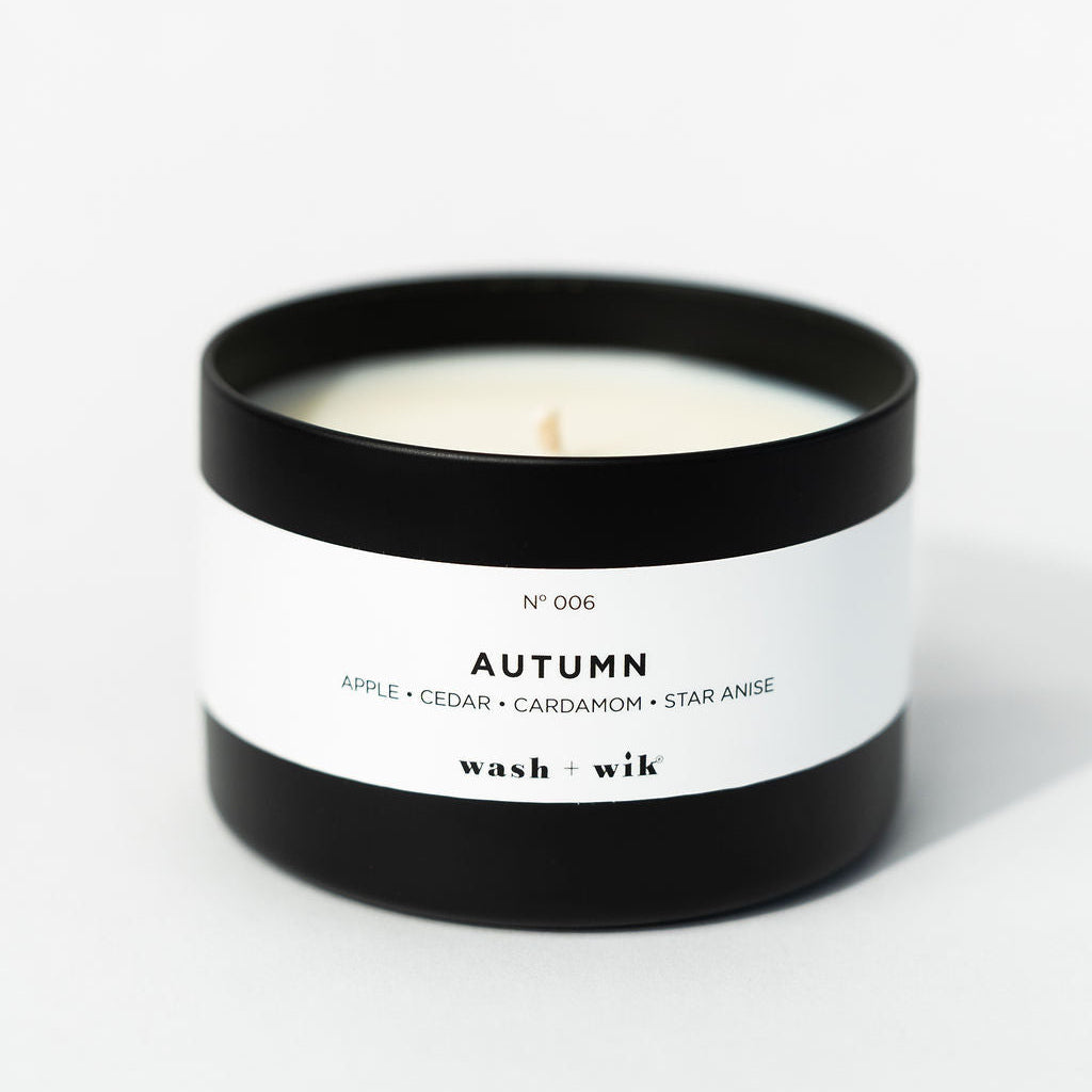 travel tin candle