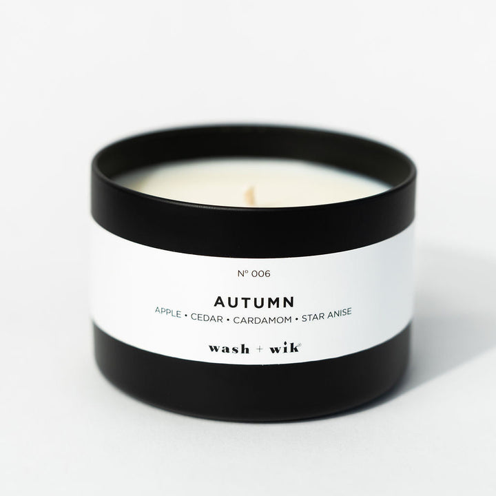 travel tin candle