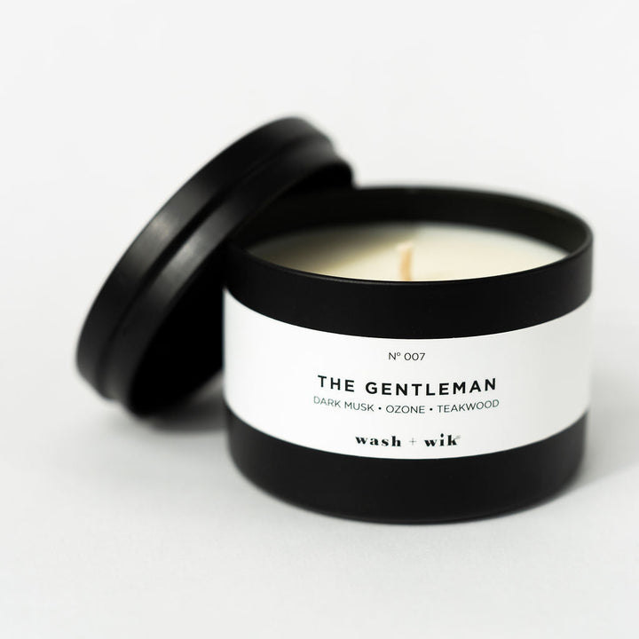 travel tin candle