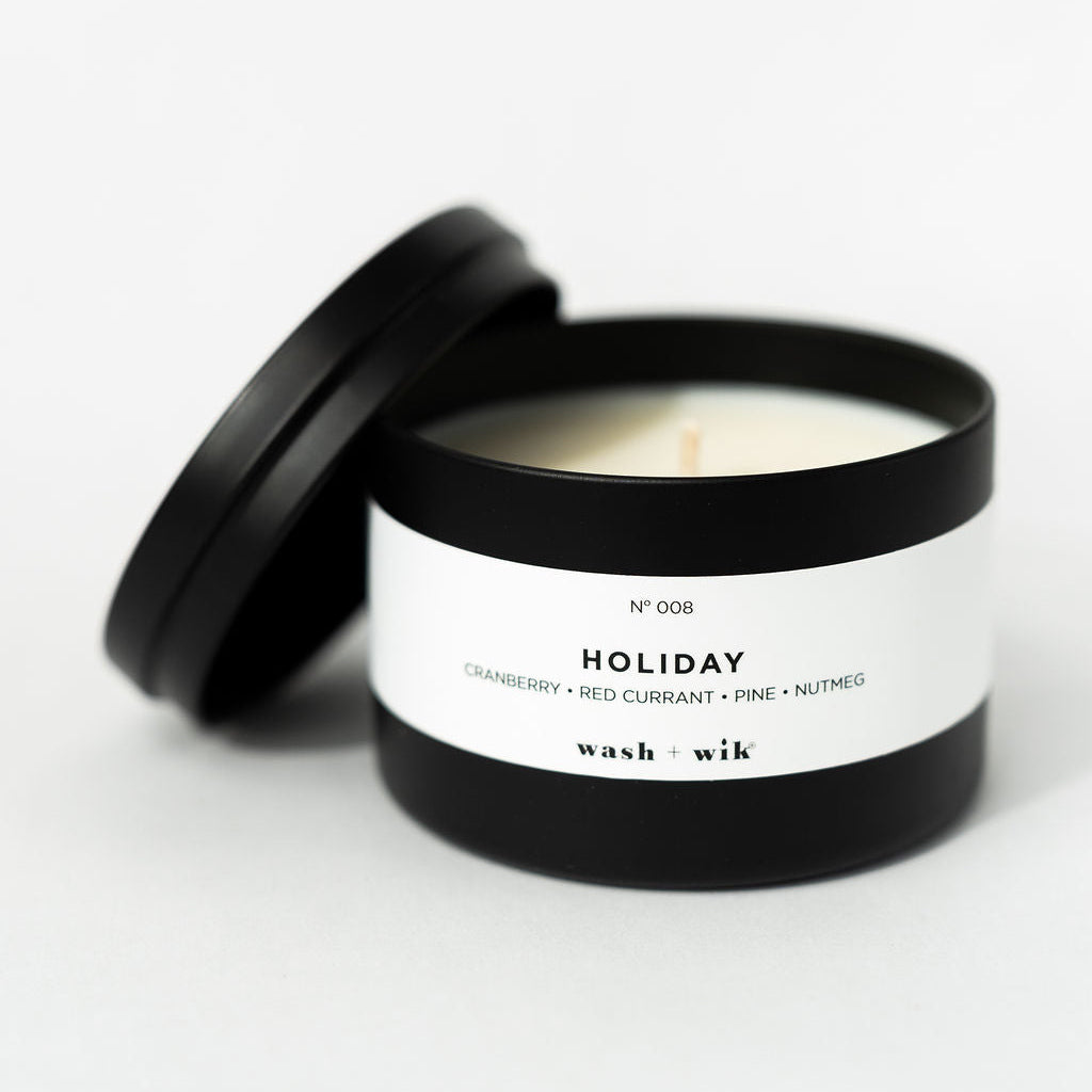 travel tin candle