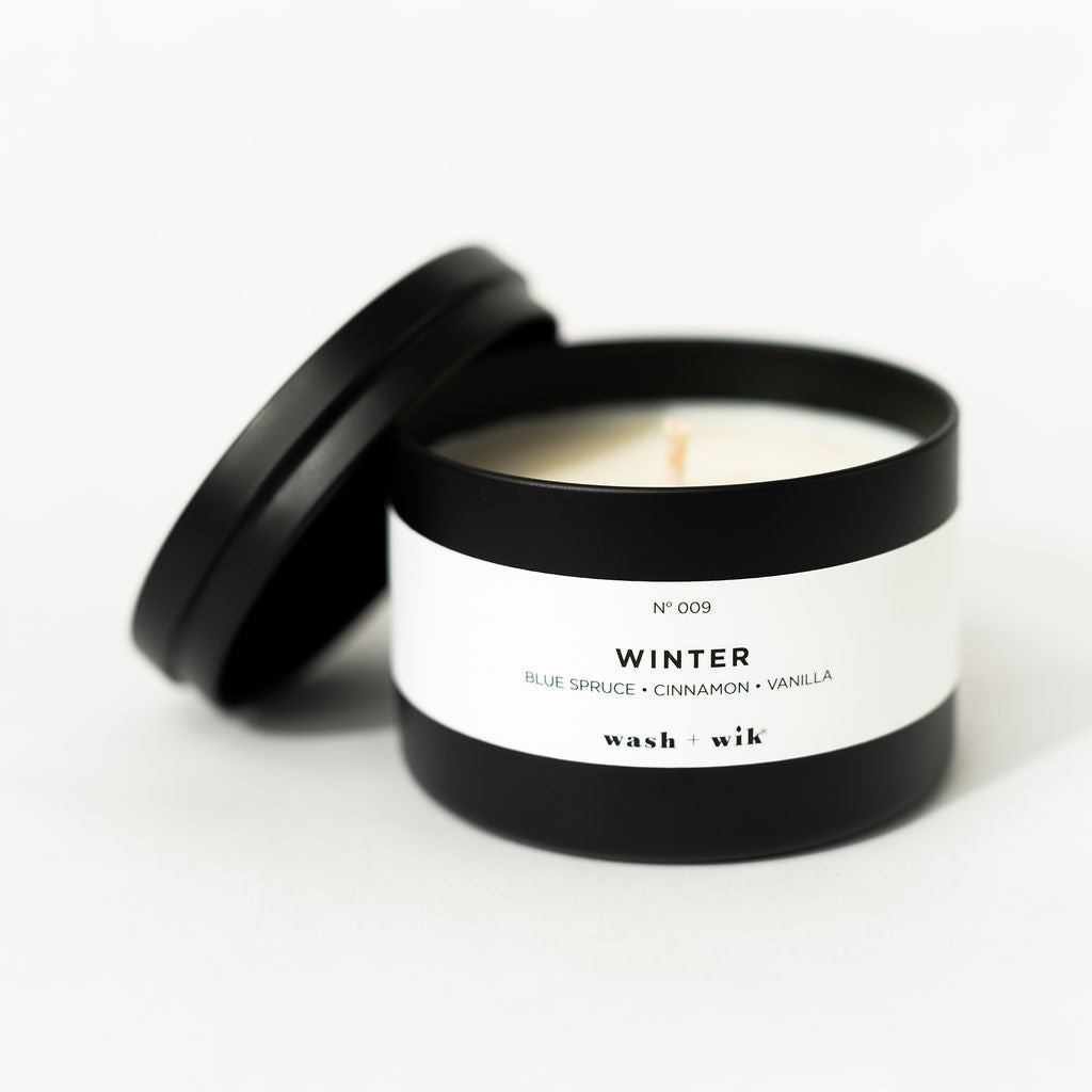 travel tin candle