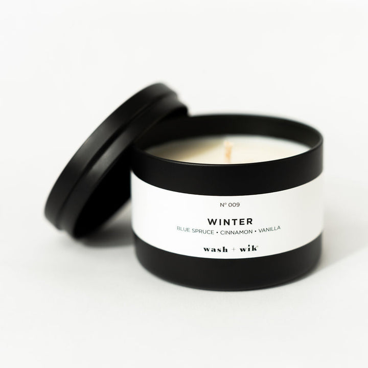 travel tin candle