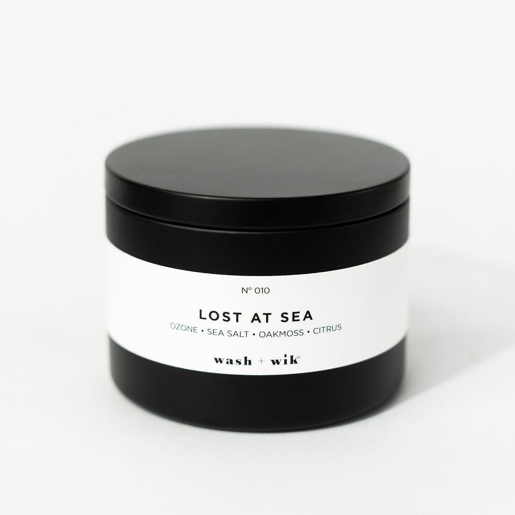 travel tin candle
