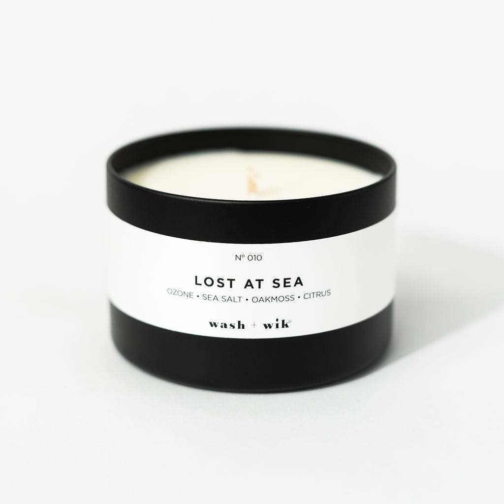 travel tin candle