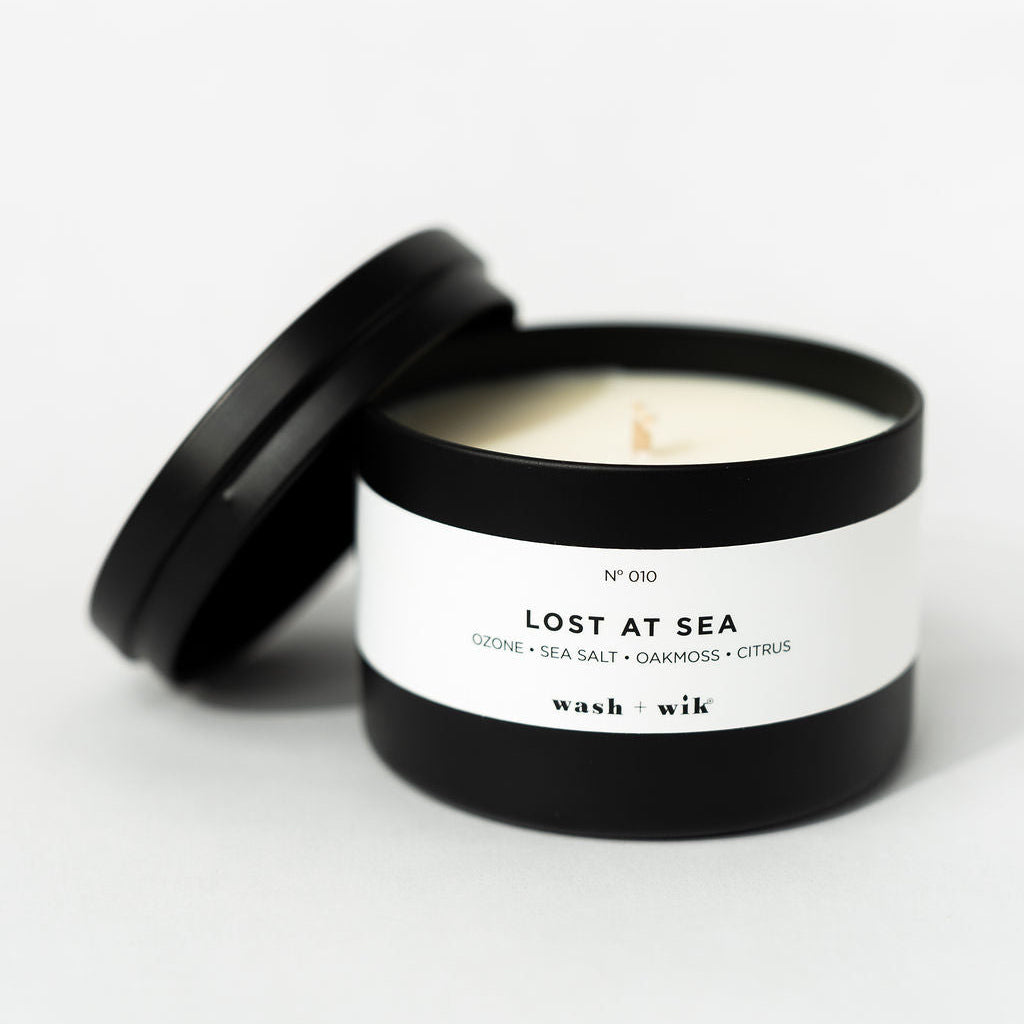 travel tin candle