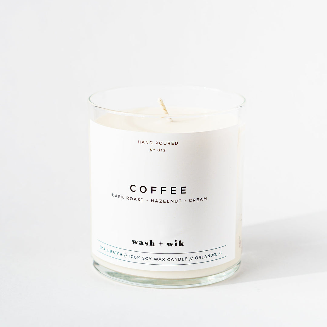 Candle labeled &