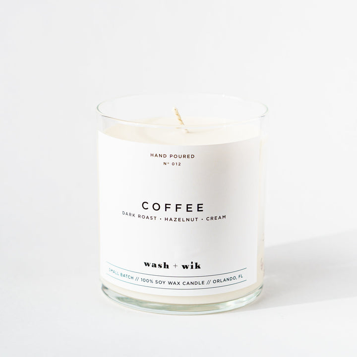 Candle labeled &