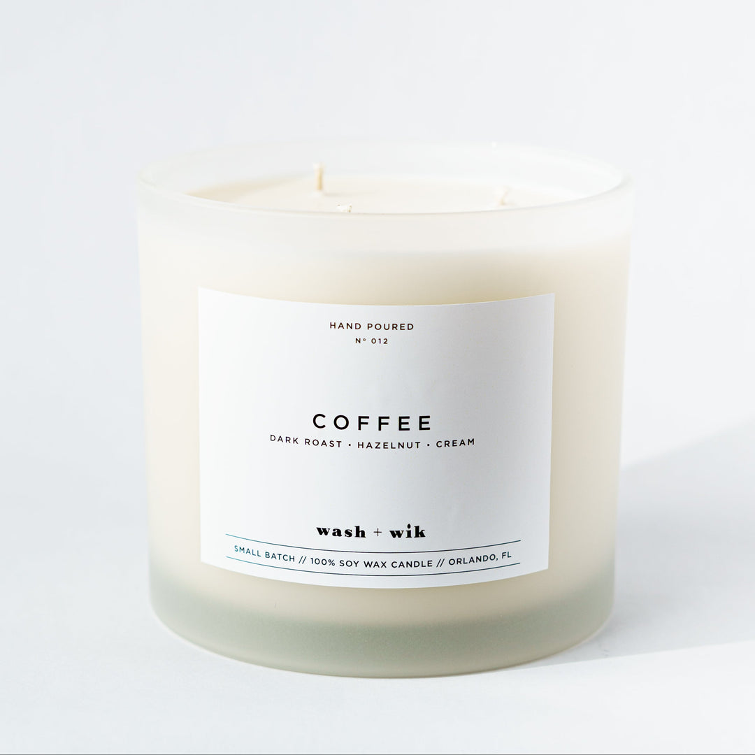 Candle labeled &