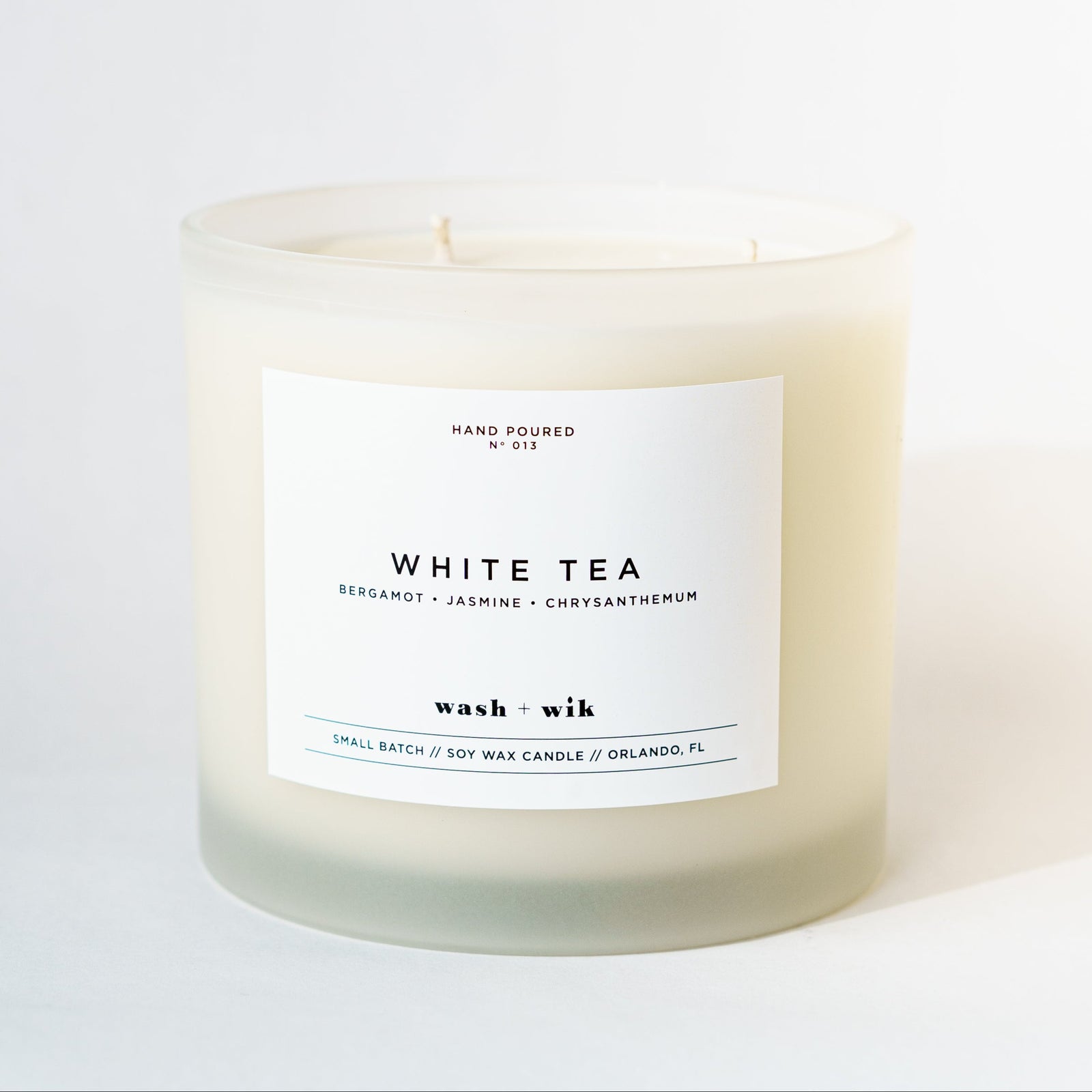 Three wick tumbler candle