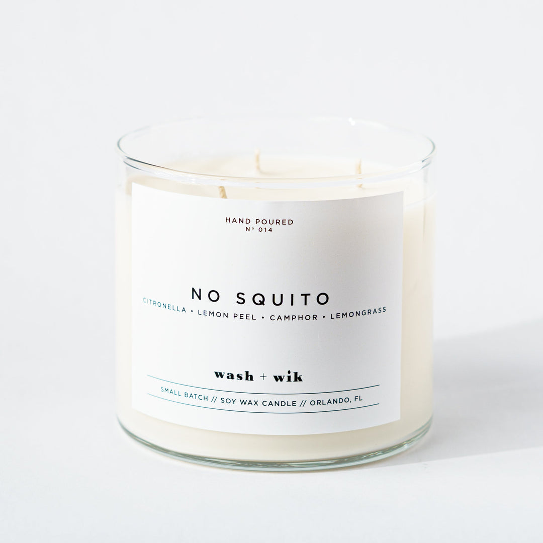 Candle labeled &