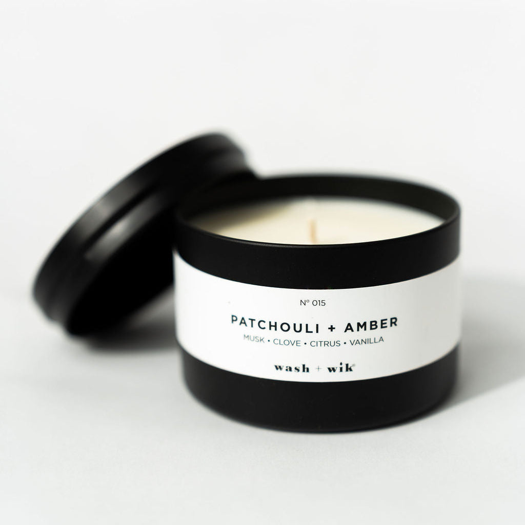 travel tin candle