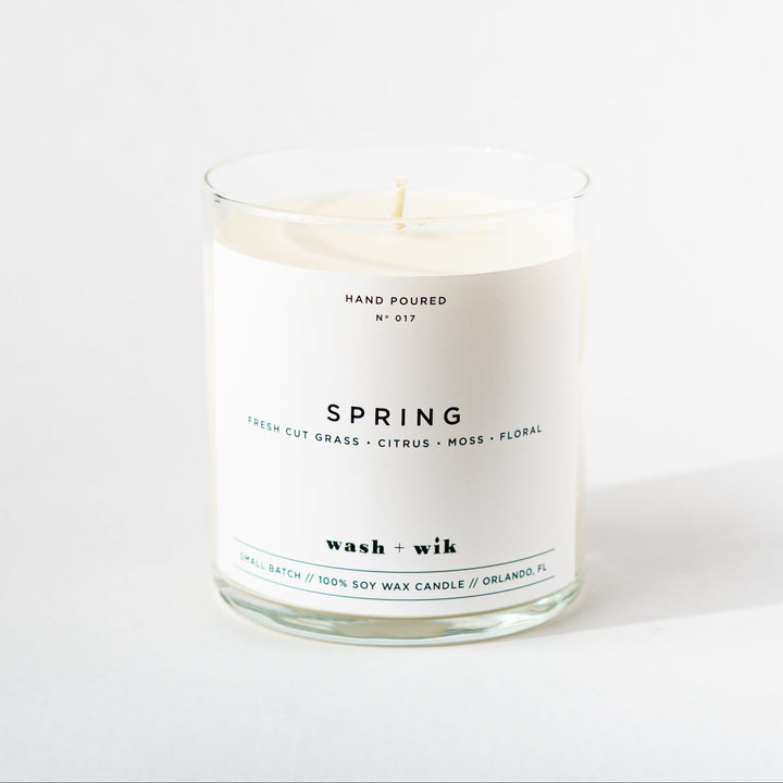 Candle with a &