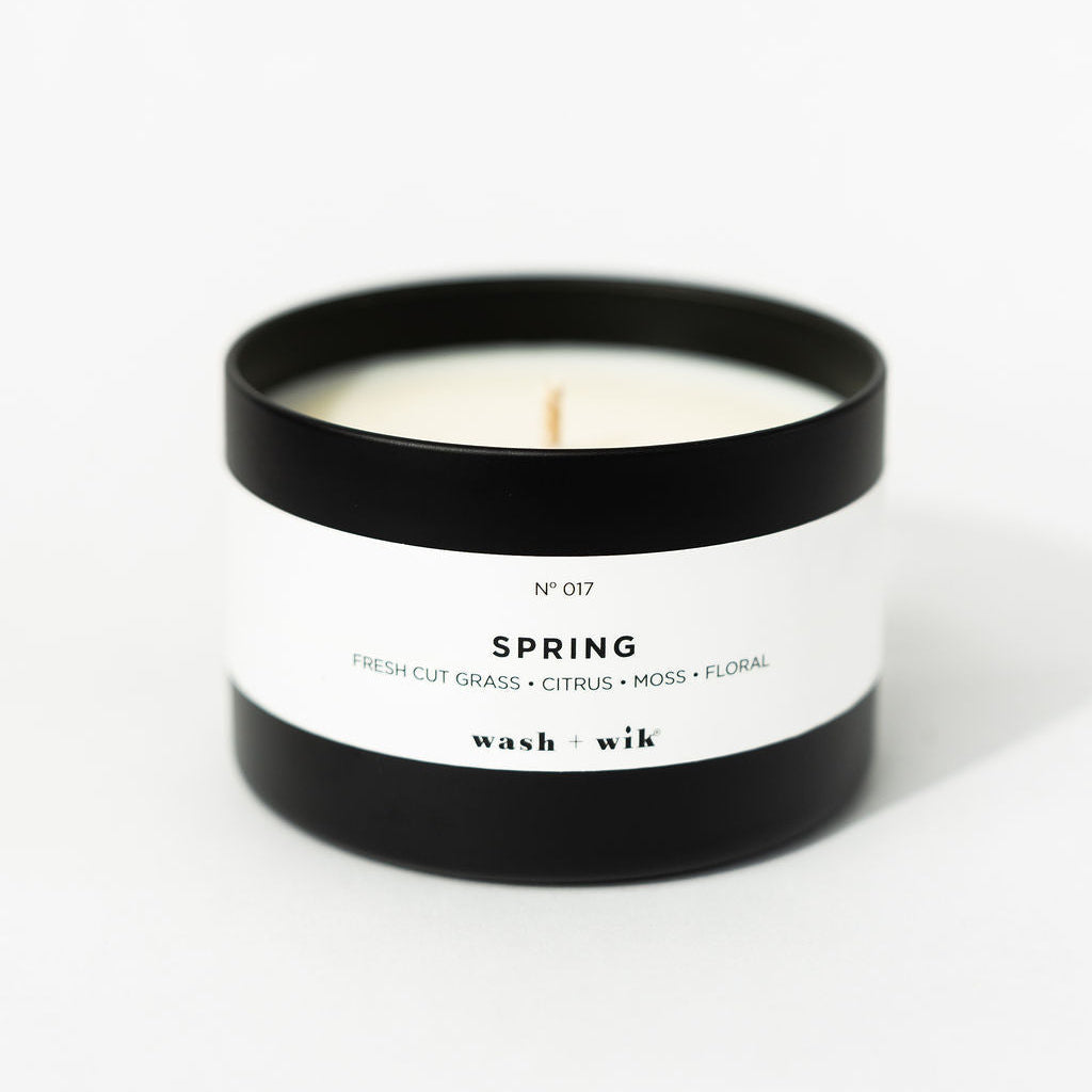 travel tin candle