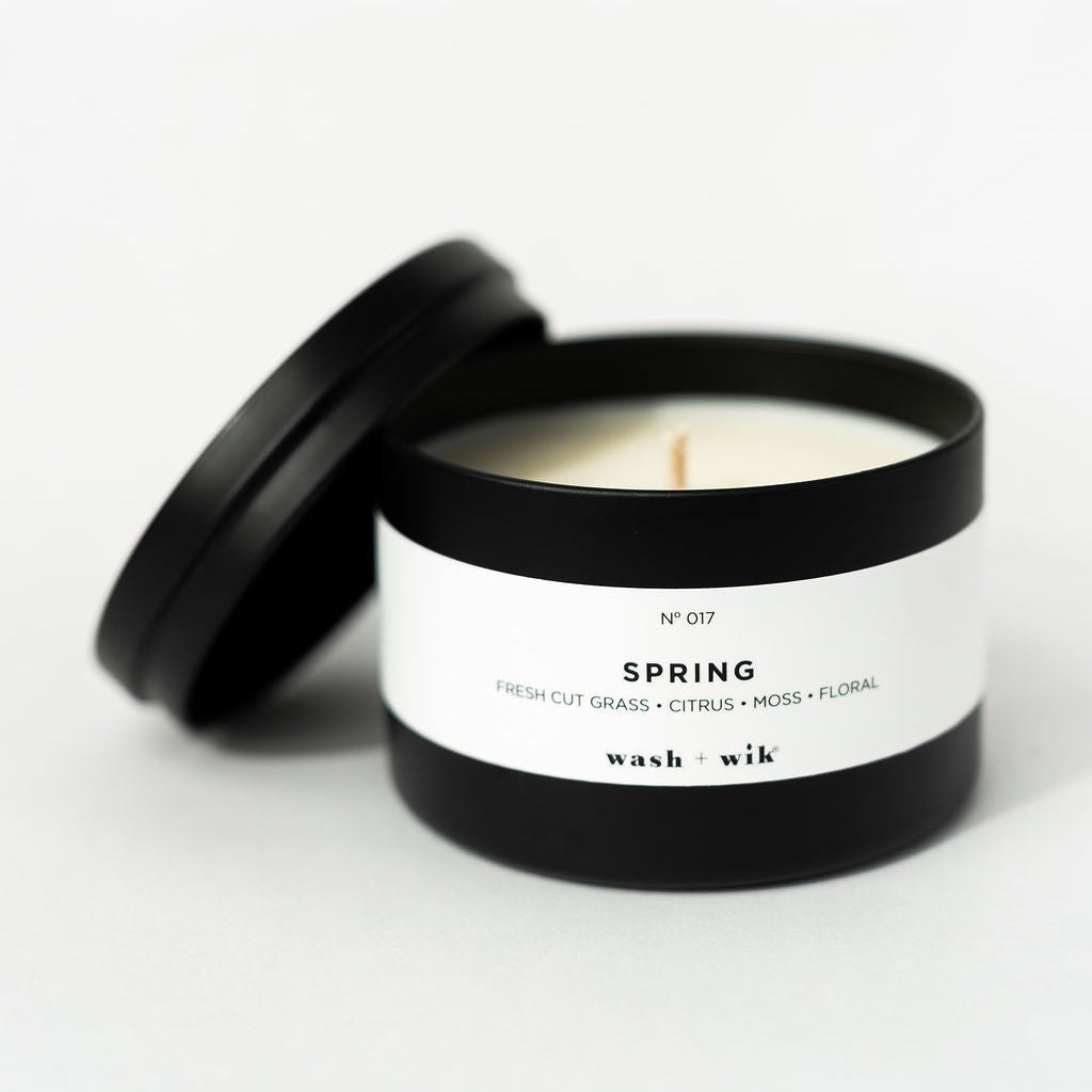 travel tin candle