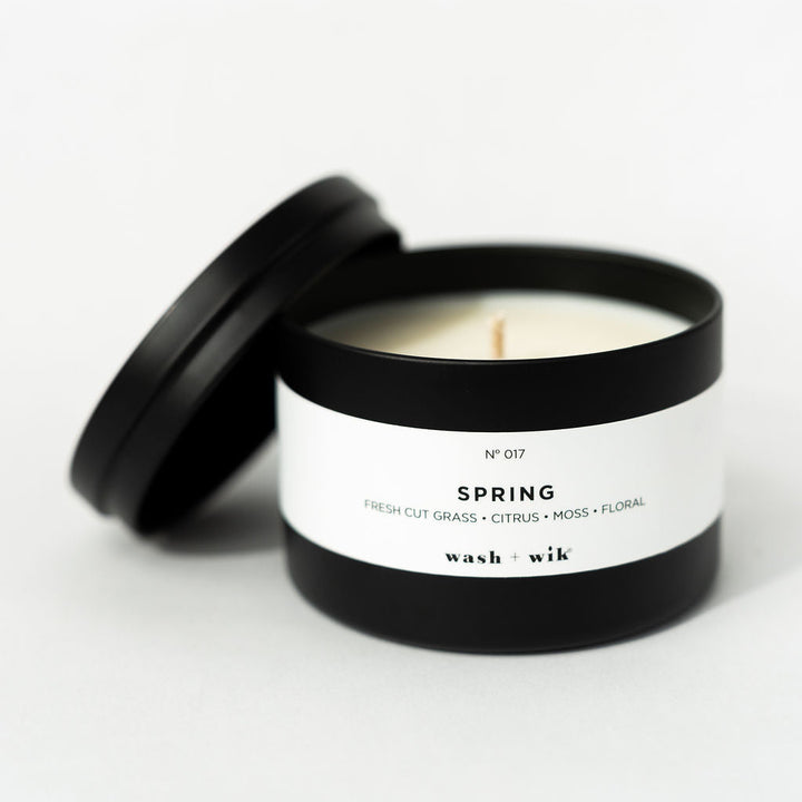 travel tin candle