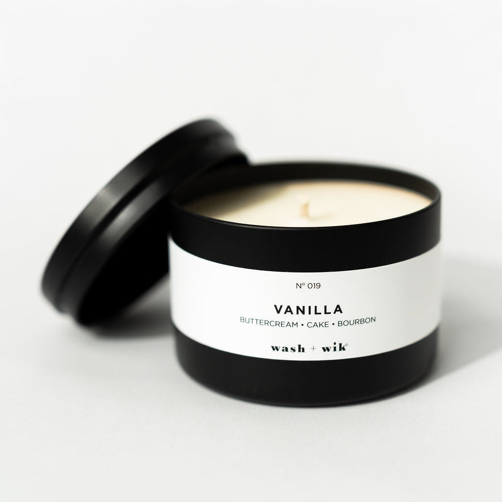 travel tin candle