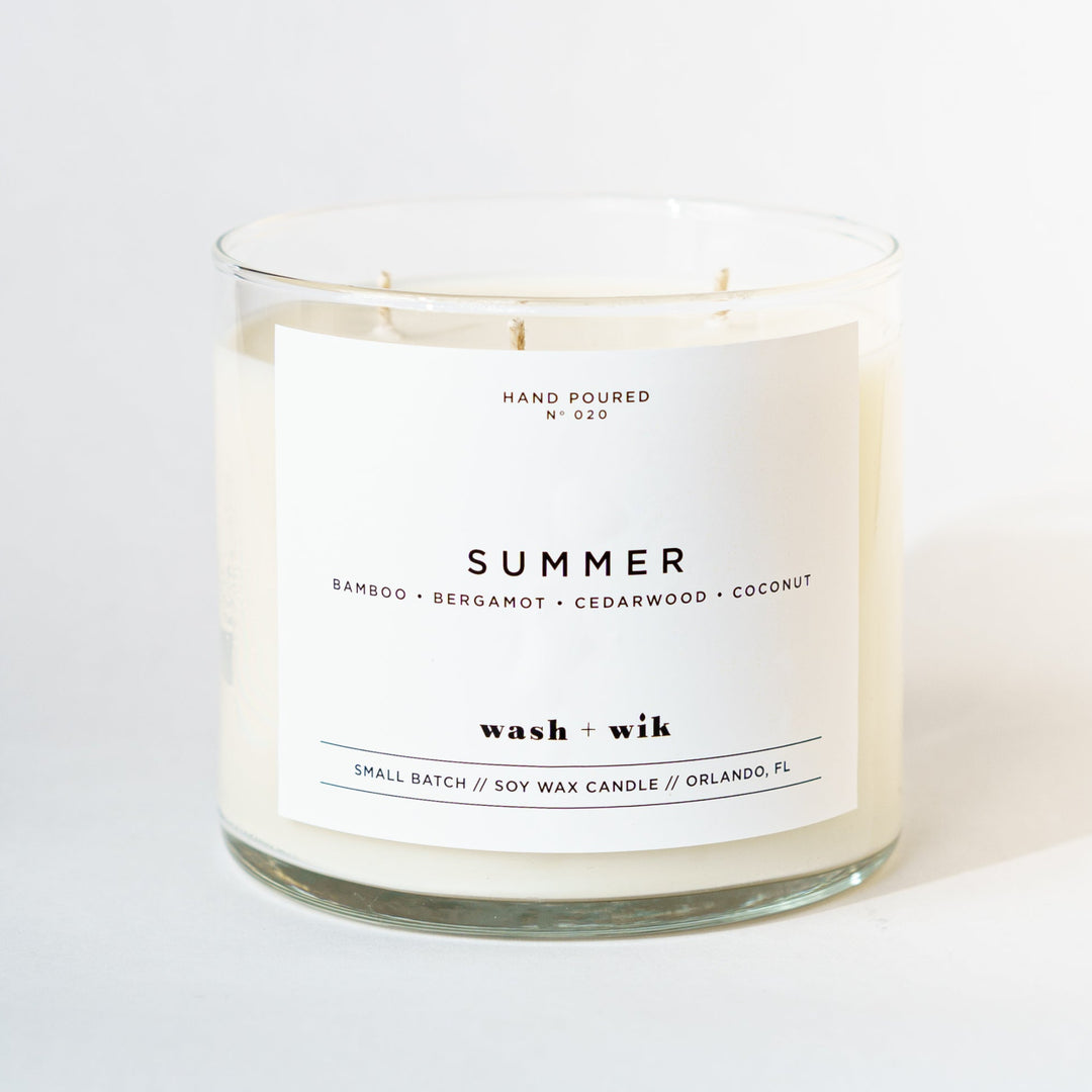 Three wick tumbler candle 