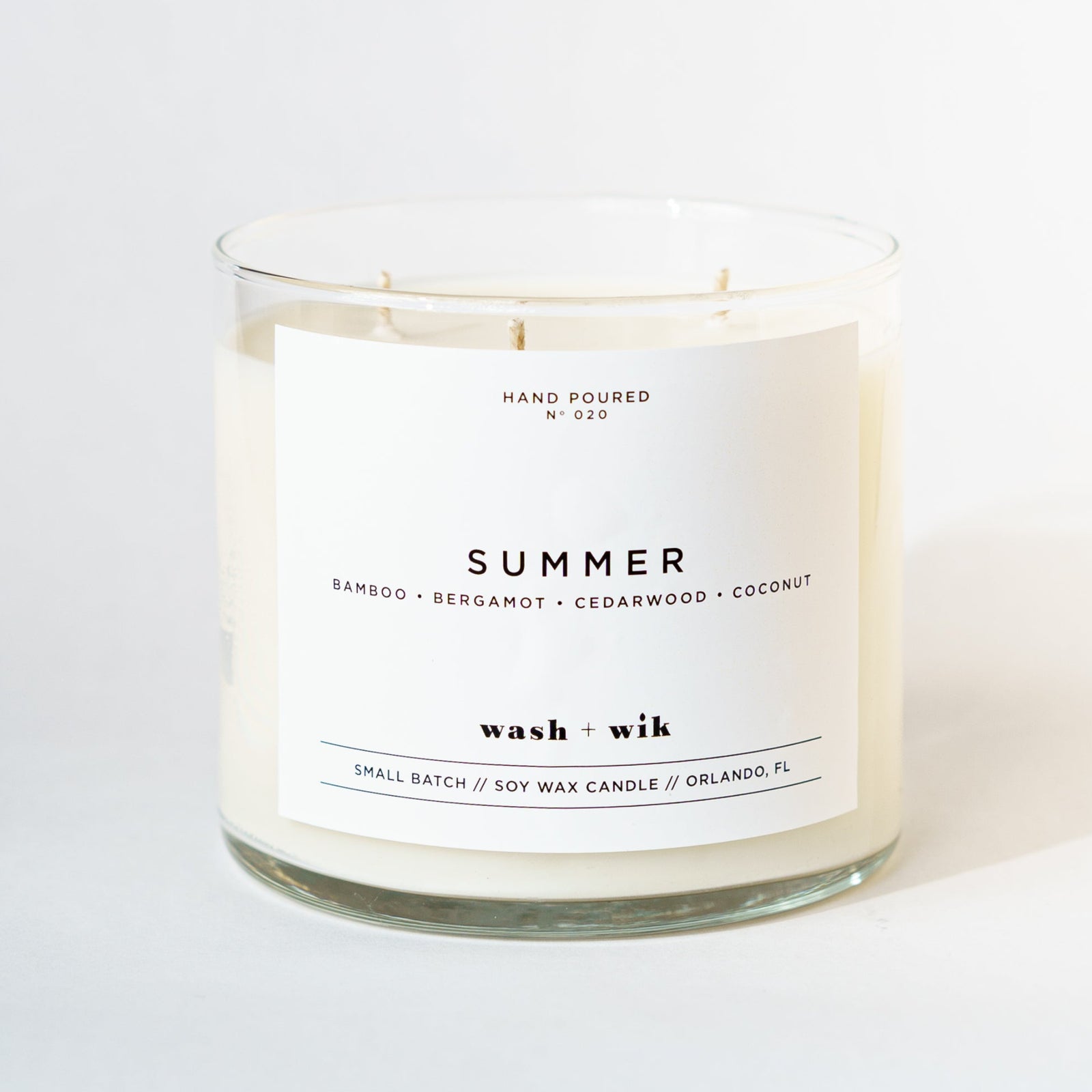 Three wick tumbler candle 