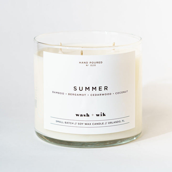 Three wick tumbler candle 