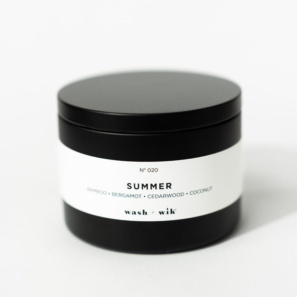 travel tin candle