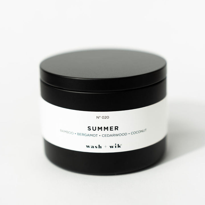travel tin candle