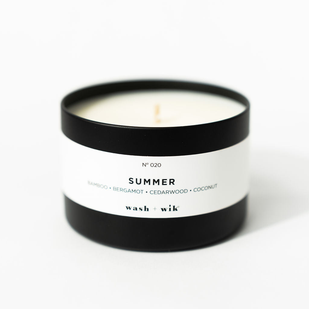 travel tin candle