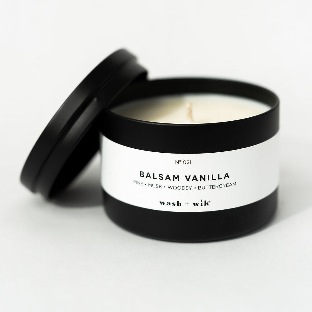travel tin candle