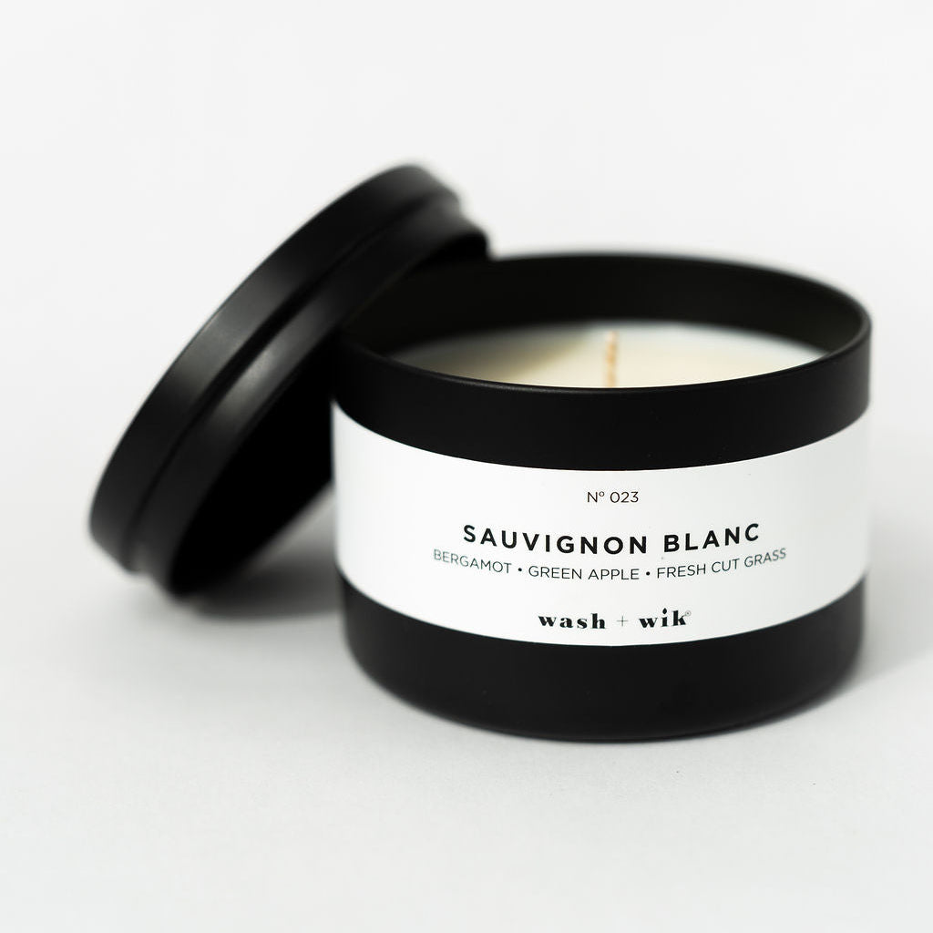 travel tin candle