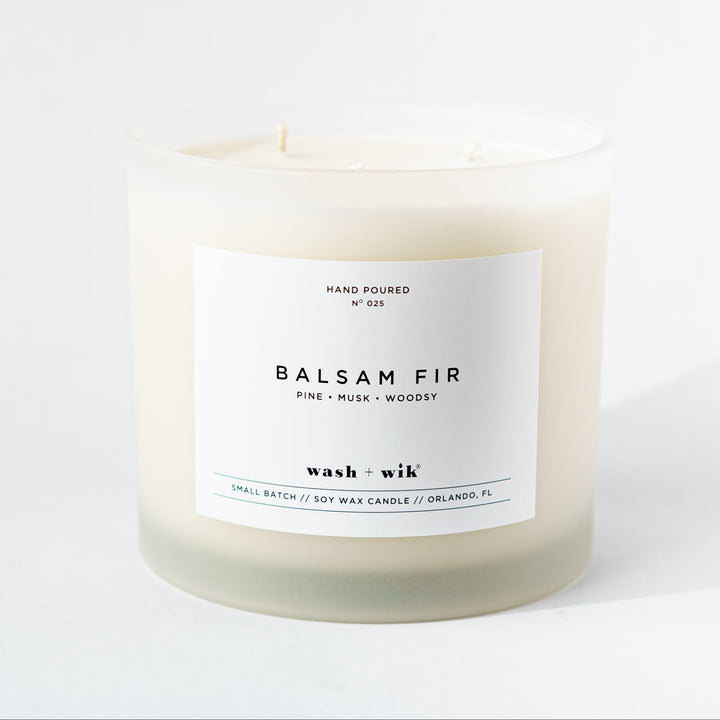 Candle labeled &