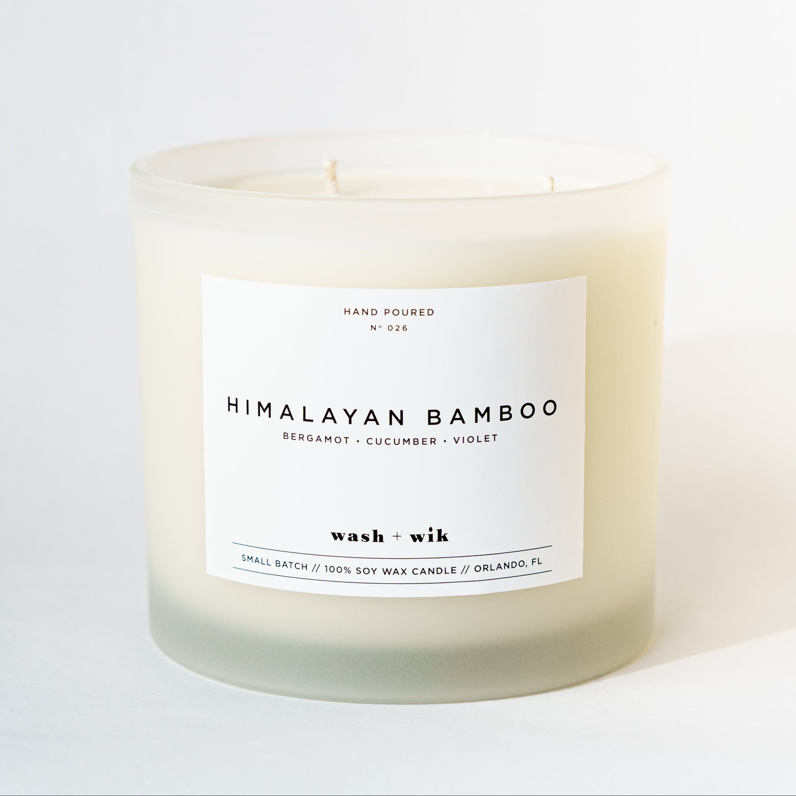 Three wick tumbler candle