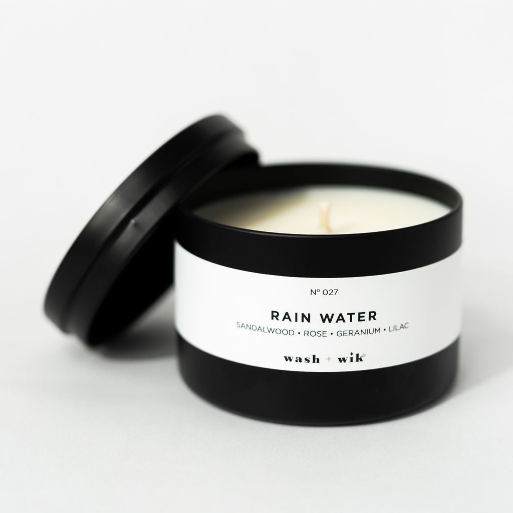 travel tin candle