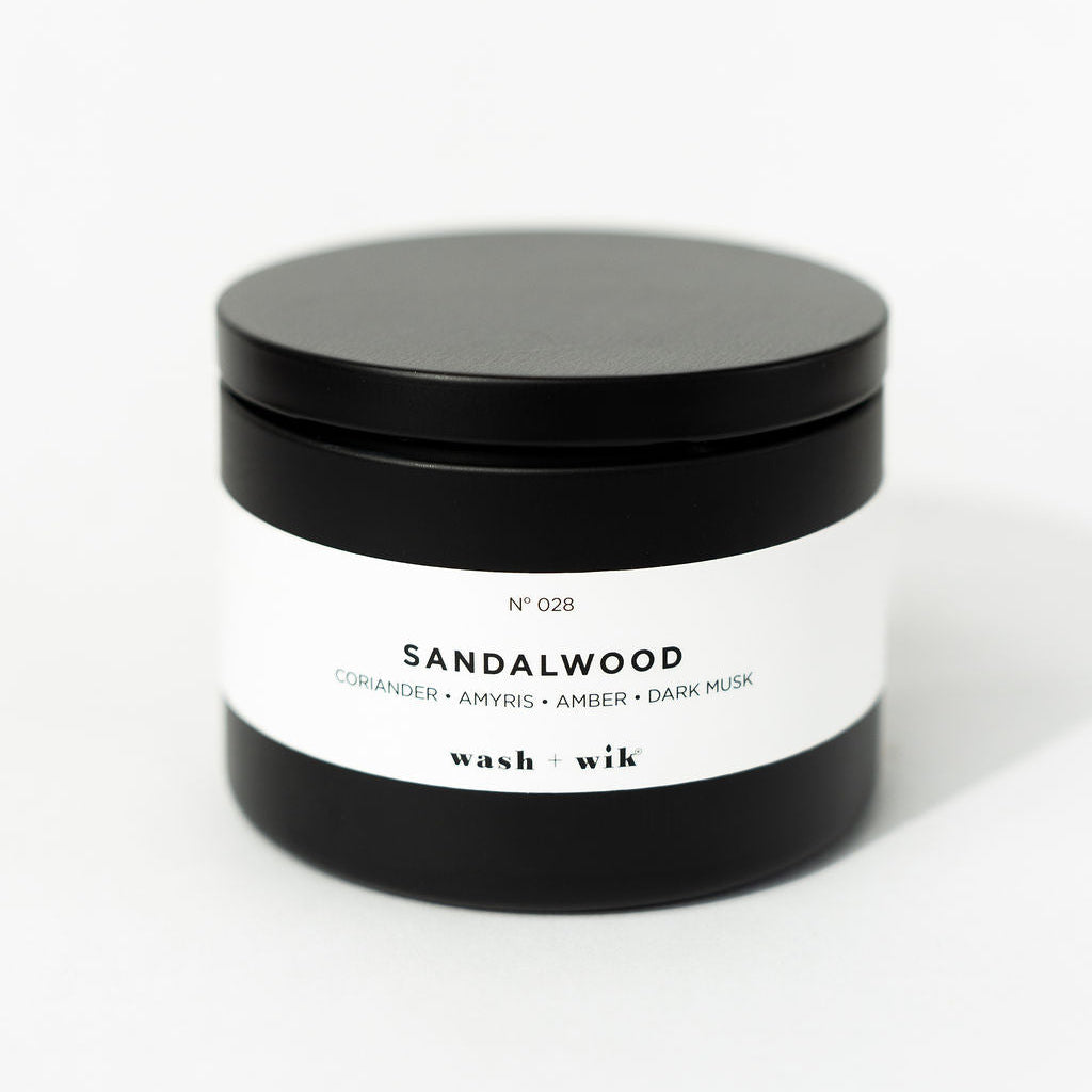 travel tin candle
