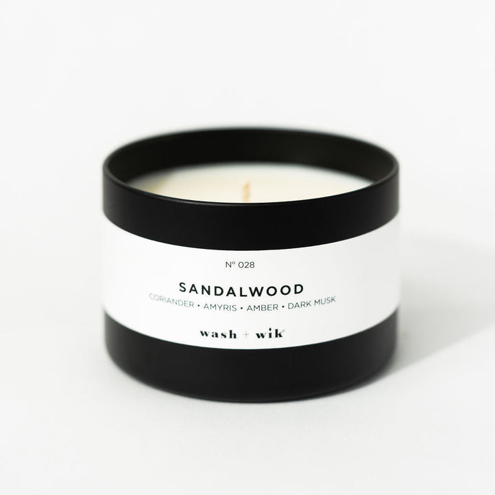 travel tin candle