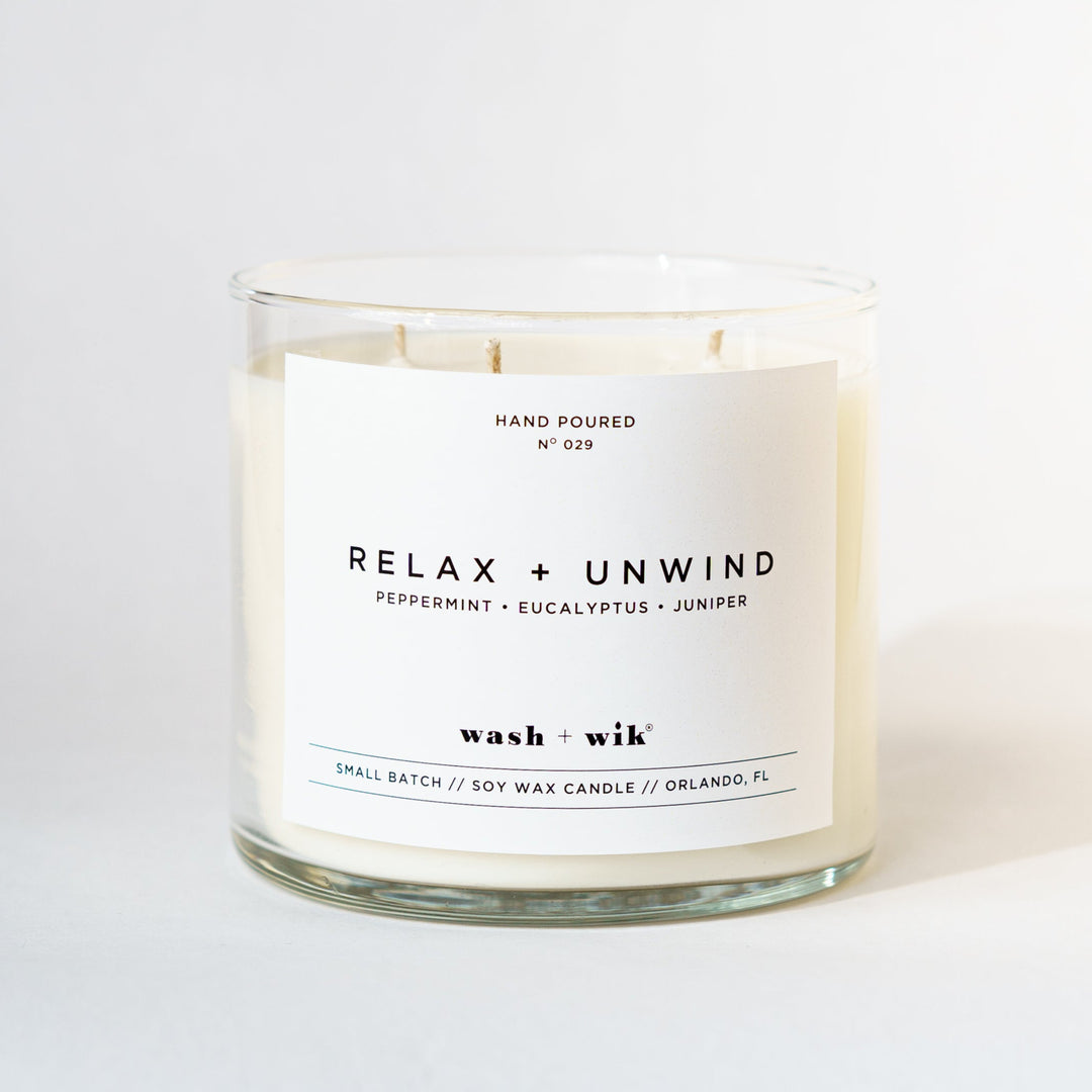 Three wick tumbler candle 