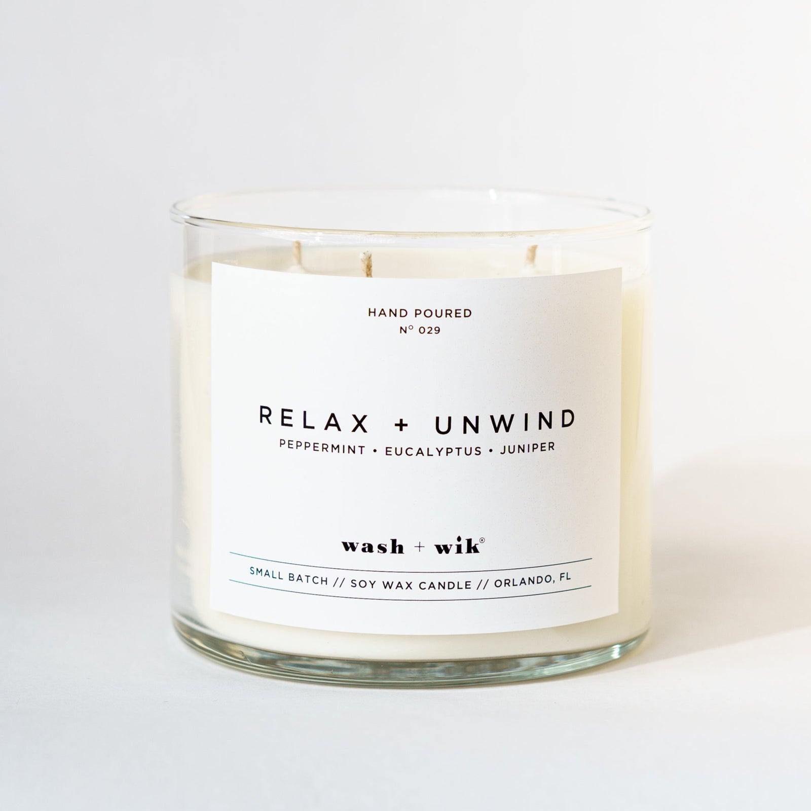 Three wick tumbler candle 