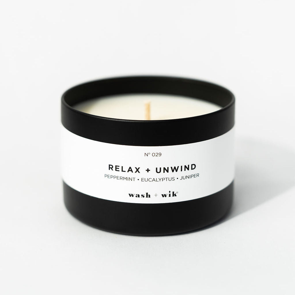 travel tin candle