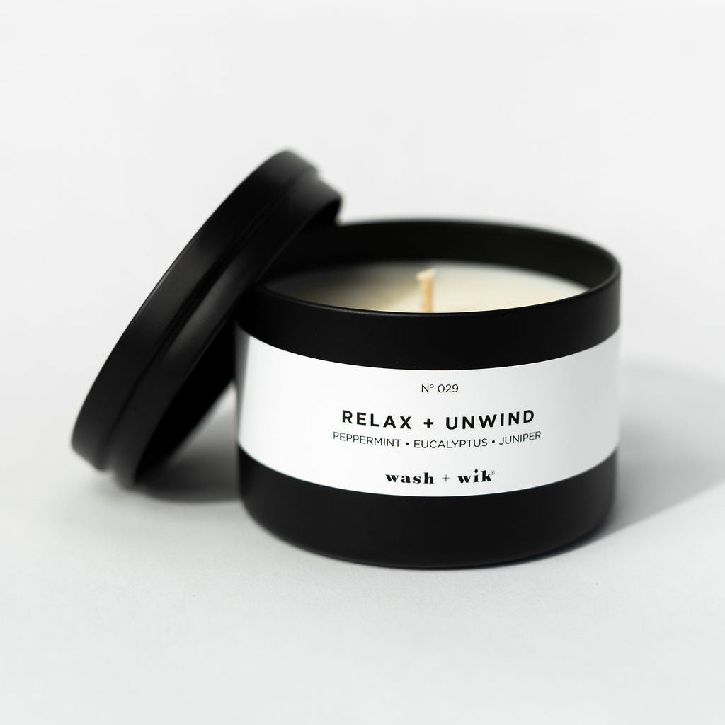 travel tin candle