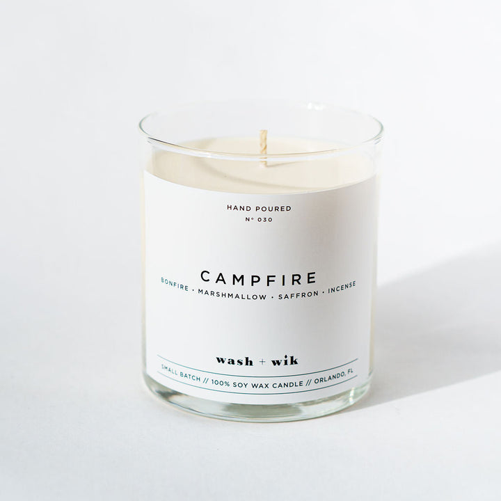 Candle labeled &