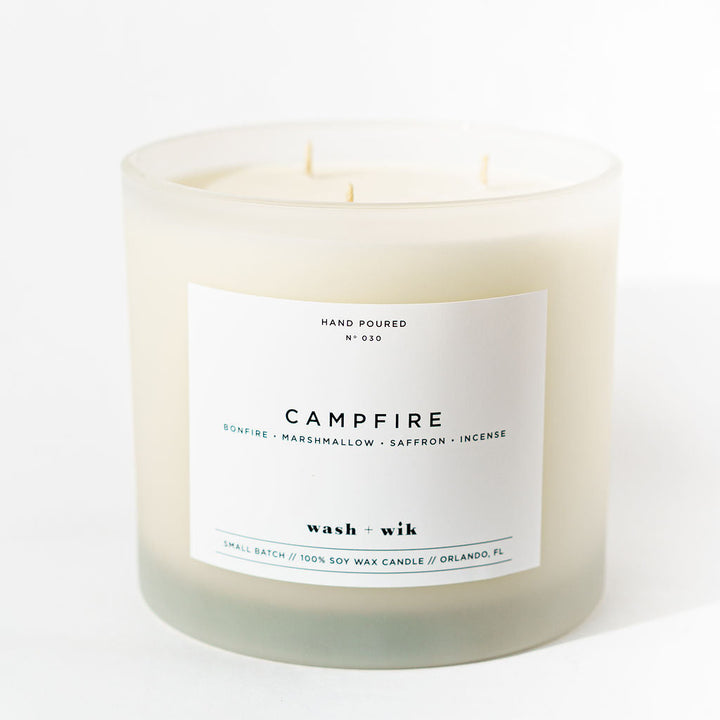 Candle labeled &