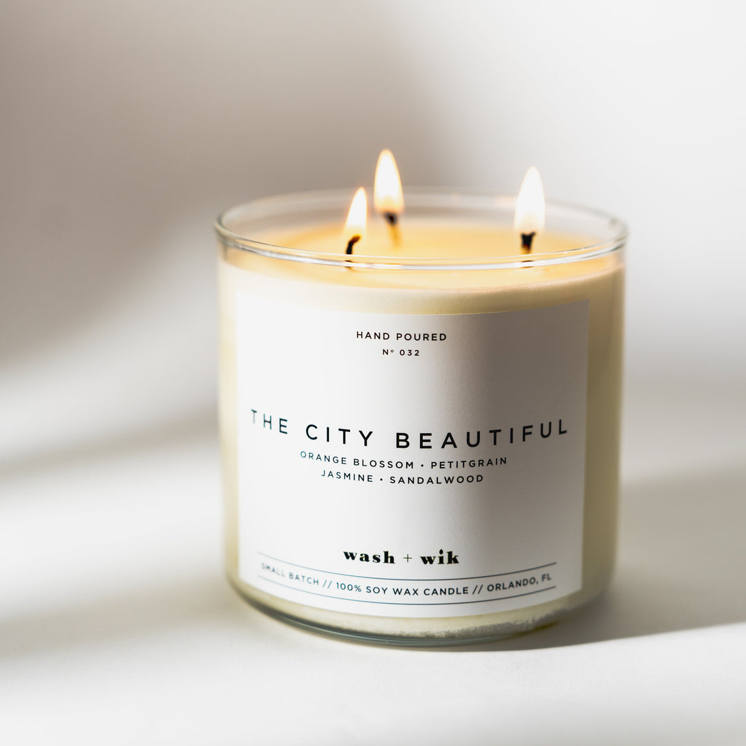 Three wick tumbler candle 